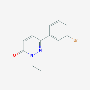 molecular formula C12H11BrN2O B2641863 6-(3-bromophenyl)-2-ethyl-2,3-dihydropyridazin-3-one CAS No. 899752-78-4