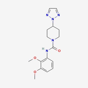 molecular formula C16H21N5O3 B2641878 N-(2,3-dimethoxyphenyl)-4-(2H-1,2,3-triazol-2-yl)piperidine-1-carboxamide CAS No. 2202086-46-0