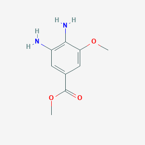 molecular formula C9H12N2O3 B2641880 Methyl 3,4-diamino-5-methoxybenzoate CAS No. 1993406-31-7