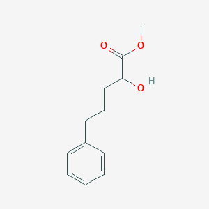 molecular formula C12H16O3 B2641882 Methyl 2-hydroxy-5-phenylpentanoate CAS No. 182918-92-9