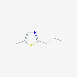 molecular formula C7H11NS B026419 5-Methyl-2-propylthiazole CAS No. 104256-95-3