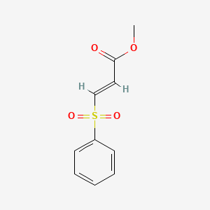 molecular formula C10H10O4S B2641922 Methyl (2E)-3-(phenylsulfonyl)-2-propenoate CAS No. 1865-13-0; 63068-63-3