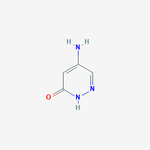 molecular formula C4H5N3O B026420 5-Aminopyridazin-3(2h)-one CAS No. 89033-30-7