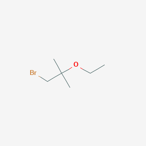 molecular formula C6H13BrO B2642035 1-Bromo-2-ethoxy-2-methylpropane CAS No. 29840-15-1