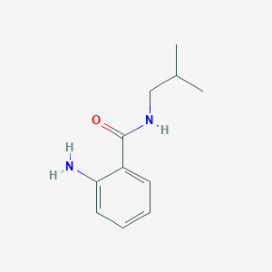 molecular formula C11H16N2O B2642091 2-amino-N-(2-methylpropyl)benzamide CAS No. 343940-71-6