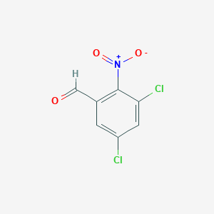 molecular formula C7H3Cl2NO3 B2642146 3,5-Dichloro-2-nitrobenzaldehyde CAS No. 59178-12-0