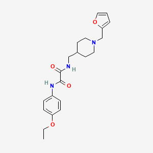B2642451 N1-(4-ethoxyphenyl)-N2-((1-(furan-2-ylmethyl)piperidin-4-yl)methyl)oxalamide CAS No. 953158-57-1