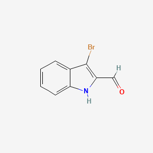 molecular formula C9H6BrNO B2642601 3-bromo-1H-indole-2-carbaldehyde CAS No. 906440-21-9