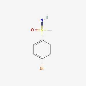 molecular formula C7H8BrNOS B2642760 1-Bromo-4-(S-methylsulfonimidoyl)benzene CAS No. 145026-07-9