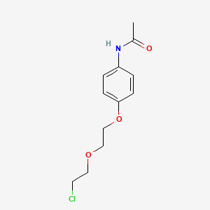 molecular formula C12H16ClNO3 B2642770 N-{4-[2-(2-chloroethoxy)ethoxy]phenyl}acetamide CAS No. 37987-88-5