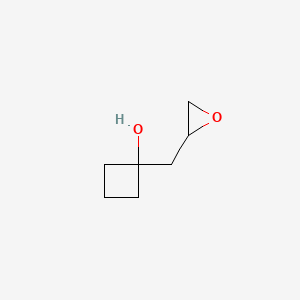 molecular formula C7H12O2 B2642814 1-[(Oxiran-2-yl)methyl]cyclobutan-1-ol CAS No. 1847452-86-1