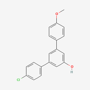 molecular formula C19H15ClO2 B2642844 3-(4-Chlorophenyl)-5-(4-methoxyphenyl)phenol CAS No. 115752-50-6