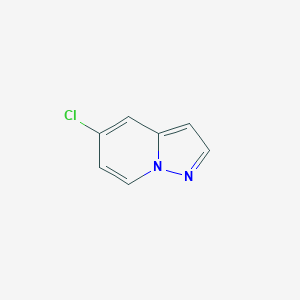 molecular formula C7H5ClN2 B2642900 5-Chloropyrazolo[1,5-a]pyridine CAS No. 1101120-47-1