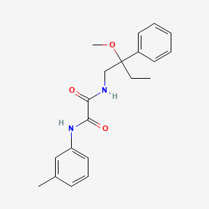 N1-(2-methoxy-2-phenylbutyl)-N2-(m-tolyl)oxalamide