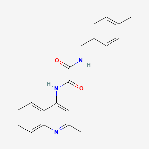 N1-(4-methylbenzyl)-N2-(2-methylquinolin-4-yl)oxalamide