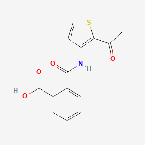 N-(2-Acetylthiophen-3-yl)phthalamic acid