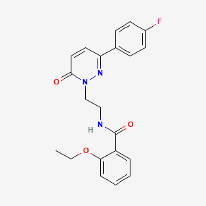2-ethoxy-N-(2-(3-(4-fluorophenyl)-6-oxopyridazin-1(6H)-yl)ethyl)benzamide