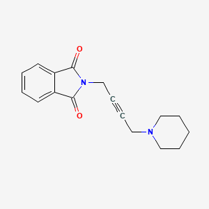 2-(4-(Piperidin-1-yl)but-2-yn-1-yl)isoindoline-1,3-dione