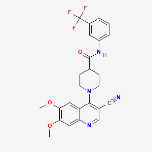 N-(2-methoxyphenyl)-3-(2-phenoxypyrimidin-5-yl)benzamide