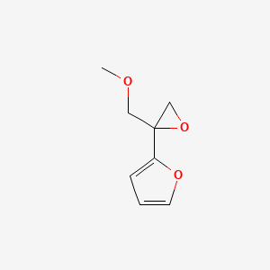 B2643133 2-[2-(Methoxymethyl)oxiran-2-yl]furan CAS No. 2248352-97-6