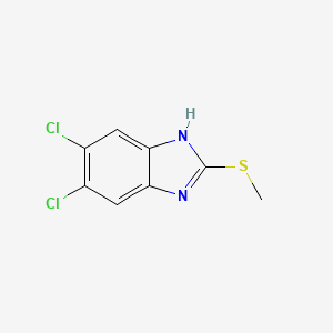 5,6-dichloro-2-(methylthio)-1H-benzo[d]imidazole