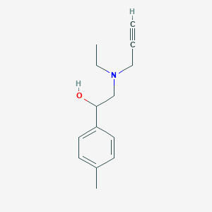 2-[Ethyl(prop-2-ynyl)amino]-1-(4-methylphenyl)ethanol