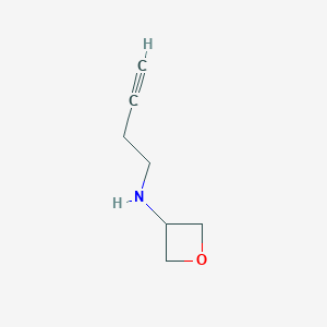 molecular formula C7H11NO B2643362 N-(but-3-yn-1-yl)oxetan-3-amine CAS No. 1340195-35-8