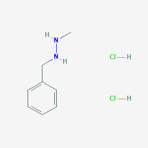 molecular formula C8H14Cl2N2 B2643452 1-Benzyl-2-methylhydrazine dihydrochloride CAS No. 26253-99-6
