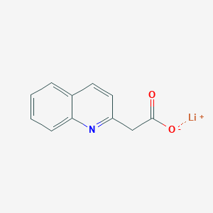 molecular formula C11H8LiNO2 B2643456 Lithium 2-(quinolin-2-yl)acetate CAS No. 205655-39-6