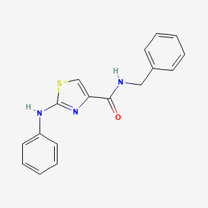 N-benzyl-2-(phenylamino)thiazole-4-carboxamide