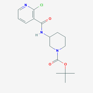 molecular formula C16H22ClN3O3 B2643570 tert-Butyl 3-(2-chloronicotinamido)piperidine-1-carboxylate CAS No. 1353964-95-0