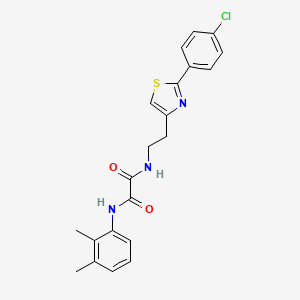 N-{2-[2-(4-chlorophenyl)-1,3-thiazol-4-yl]ethyl}-N'-(2,3-dimethylphenyl)ethanediamide