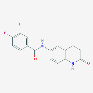 3,4-difluoro-N-(2-oxo-1,2,3,4-tetrahydroquinolin-6-yl)benzamide