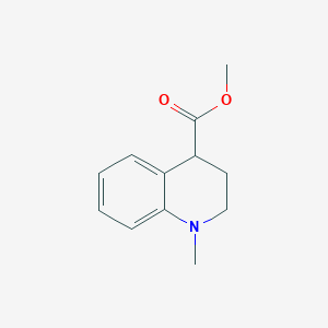 molecular formula C12H15NO2 B2643991 Methyl 1-methyl-1,2,3,4-tetrahydroquinoline-4-carboxylate CAS No. 1620079-56-2