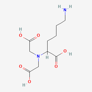 molecular formula C10H18N2O6 B2643999 N-(5-Amino-1-carboxypentyl)iminodiacetic acid CAS No. 113231-05-3; 129179-17-5; 160369-83-5