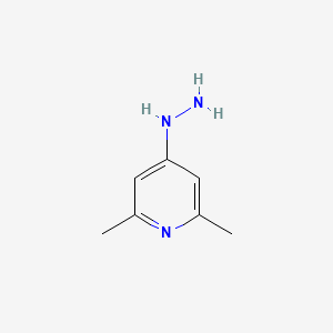 molecular formula C7H11N3 B2644005 4-hydrazinyl-2,6-dimethylpyridine CAS No. 855643-34-4