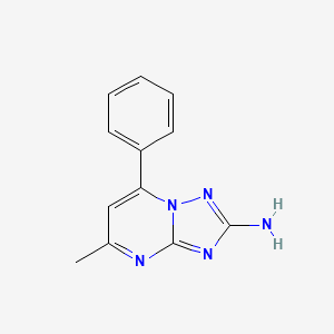 5-Methyl-7-phenyl[1,2,4]triazolo[1,5-a]pyrimidin-2-amine
