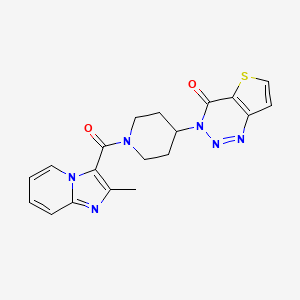3-(1-(2-methylimidazo[1,2-a]pyridine-3-carbonyl)piperidin-4-yl)thieno[3,2-d][1,2,3]triazin-4(3H)-one