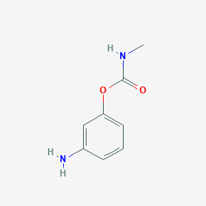 molecular formula C8H10N2O2 B2644061 3-aminophenyl N-methylcarbamate CAS No. 25635-94-3