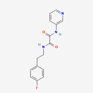 molecular formula C15H14FN3O2 B2644168 N1-(4-fluorophenethyl)-N2-(pyridin-3-yl)oxalamide CAS No. 1208886-79-6