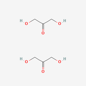molecular formula C6H12O6 B2644189 1,3-dihydroxypropan-2-one CAS No. 26776-70-5; 62147-49-3