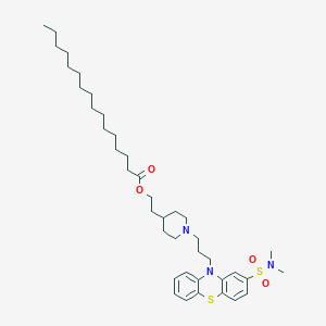 molecular formula C40H63N3O4S2 B026442 Pipotiazine palmitate CAS No. 37517-26-3