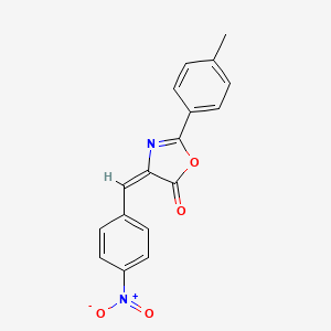 (4E)-2-(4-methylphenyl)-4-(4-nitrobenzylidene)-1,3-oxazol-5(4H)-one