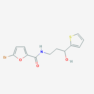 5-bromo-N-(3-hydroxy-3-(thiophen-2-yl)propyl)furan-2-carboxamide