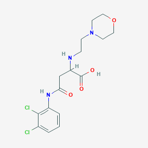 4-((2,3-Dichlorophenyl)amino)-2-((2-morpholinoethyl)amino)-4-oxobutanoic acid