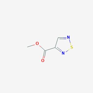 molecular formula C4H4N2O2S B2644288 Methyl 1,2,5-thiadiazole-3-carboxylate CAS No. 63875-20-7