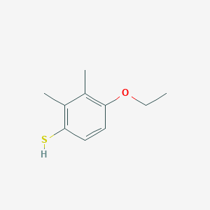 molecular formula C10H14OS B2644289 4-Ethoxy-2,3-dimethylbenzenethiol CAS No. 2243516-49-4