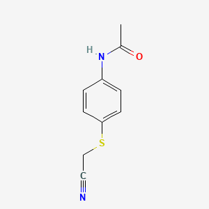 N-{4-[(cyanomethyl)sulfanyl]phenyl}acetamide