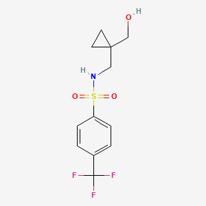 N-((1-(hydroxymethyl)cyclopropyl)methyl)-4-(trifluoromethyl)benzenesulfonamide