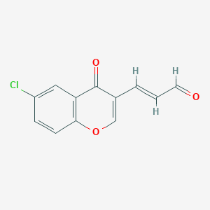 (E)-3-(6-chloro-4-oxochromen-3-yl)prop-2-enal